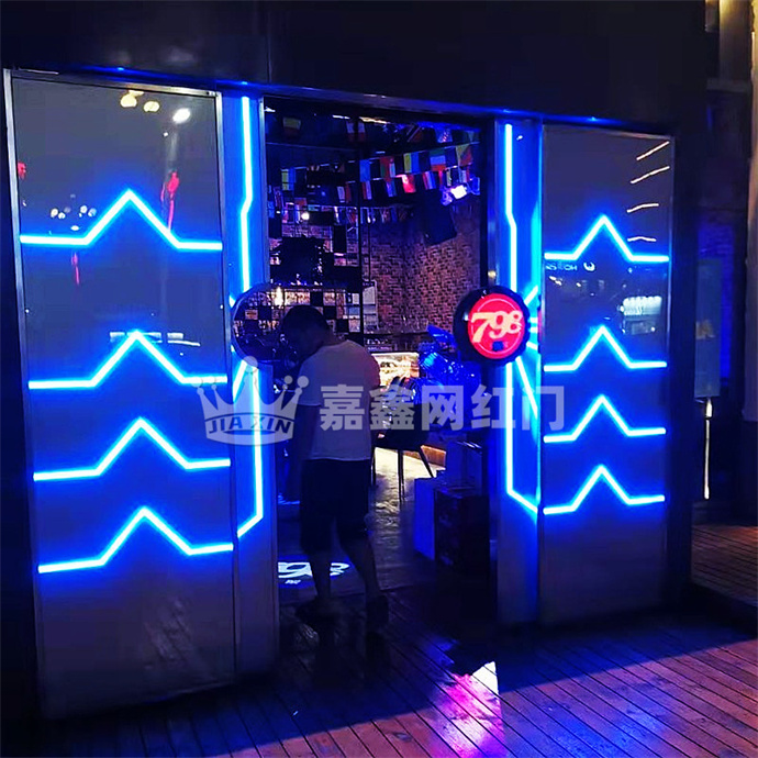 珠海网红门电动科技感展厅电竞馆门网咖门游戏厅门